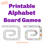 Alphabet Board Game (Printable)   The Activity Mom For Alphabet Games Printable Free