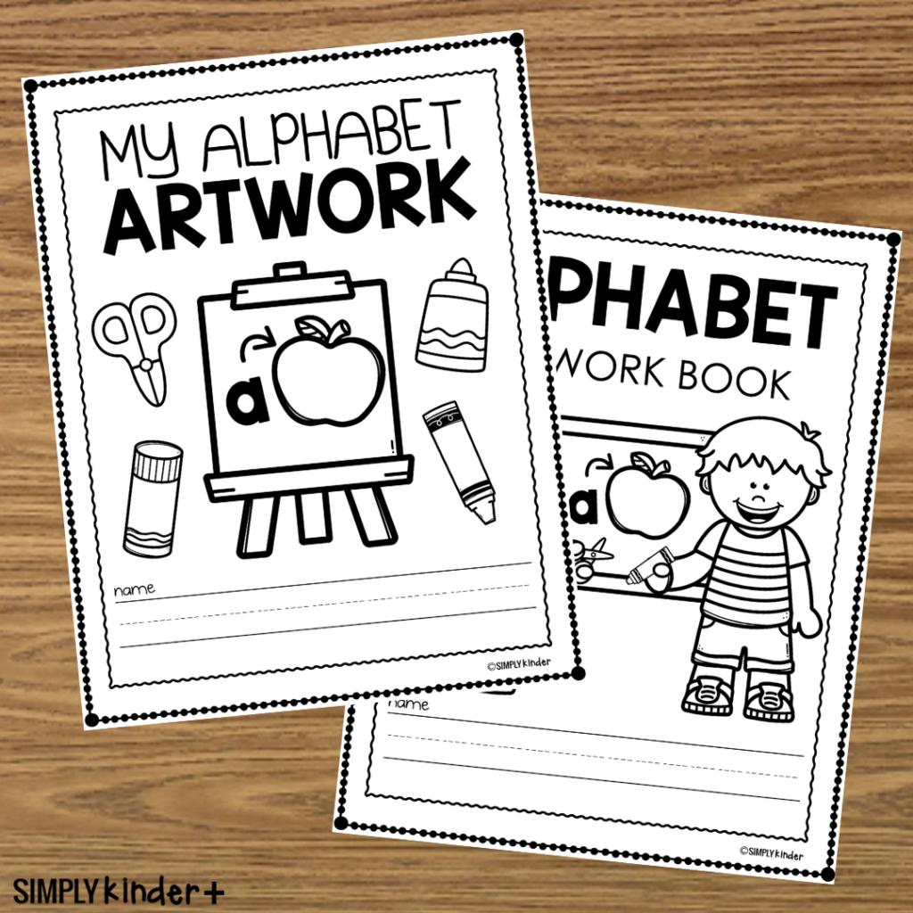 Alphabet Book Cover Page - Simply Kinder Plus intended for Alphabet Cover Page Printable