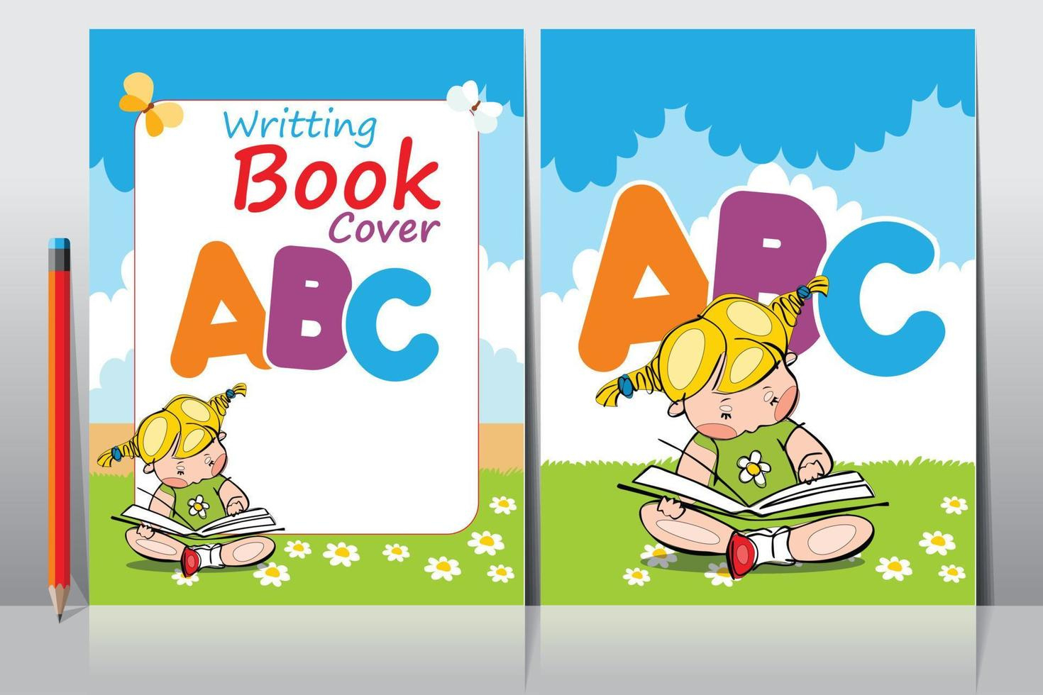 Alphabet Book Cover Vector Art, Icons, And Graphics For Free Download intended for My Alphabet Book Cover Printable