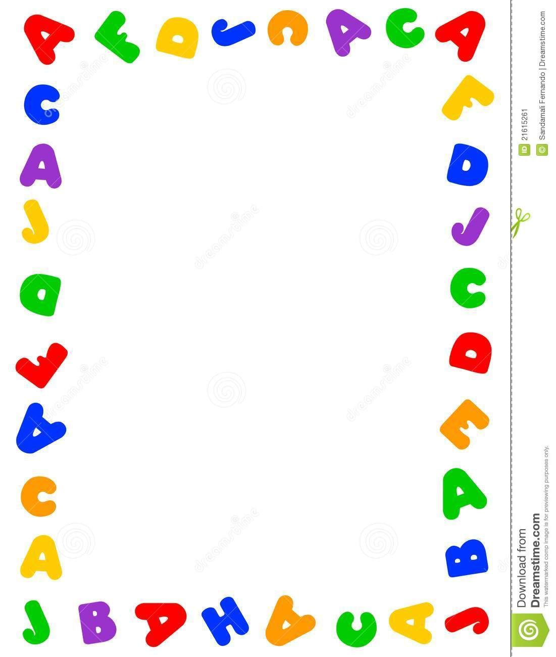 Alphabet Borders - 10 Free Pdf Printables | Printablee pertaining to Free Printable Alphabet Border