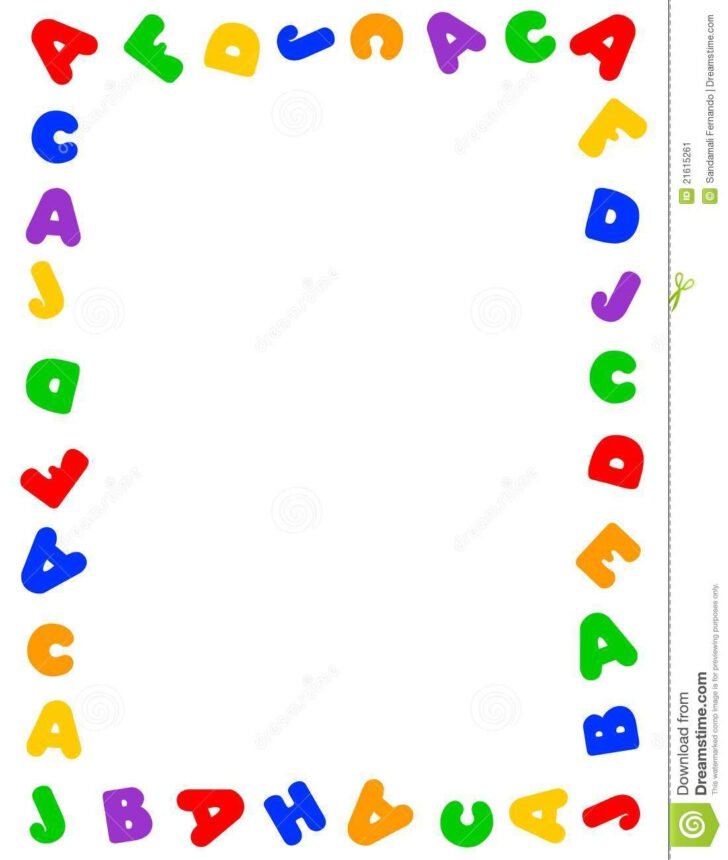Printable Alphabet Border For Classroom