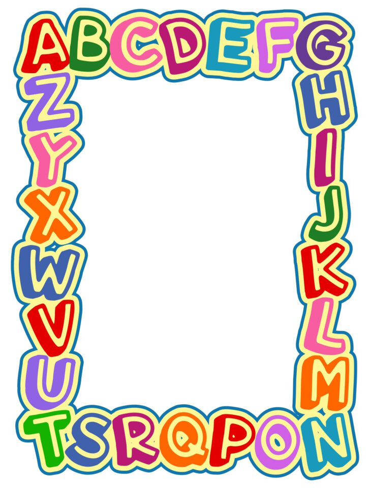 Free Printable Alphabet Border