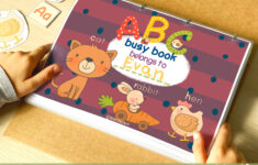 Alphabet Busy Book Printable Abc Quiet Book Toddler Busy Binder intended for Alphabet Busy Book Printable