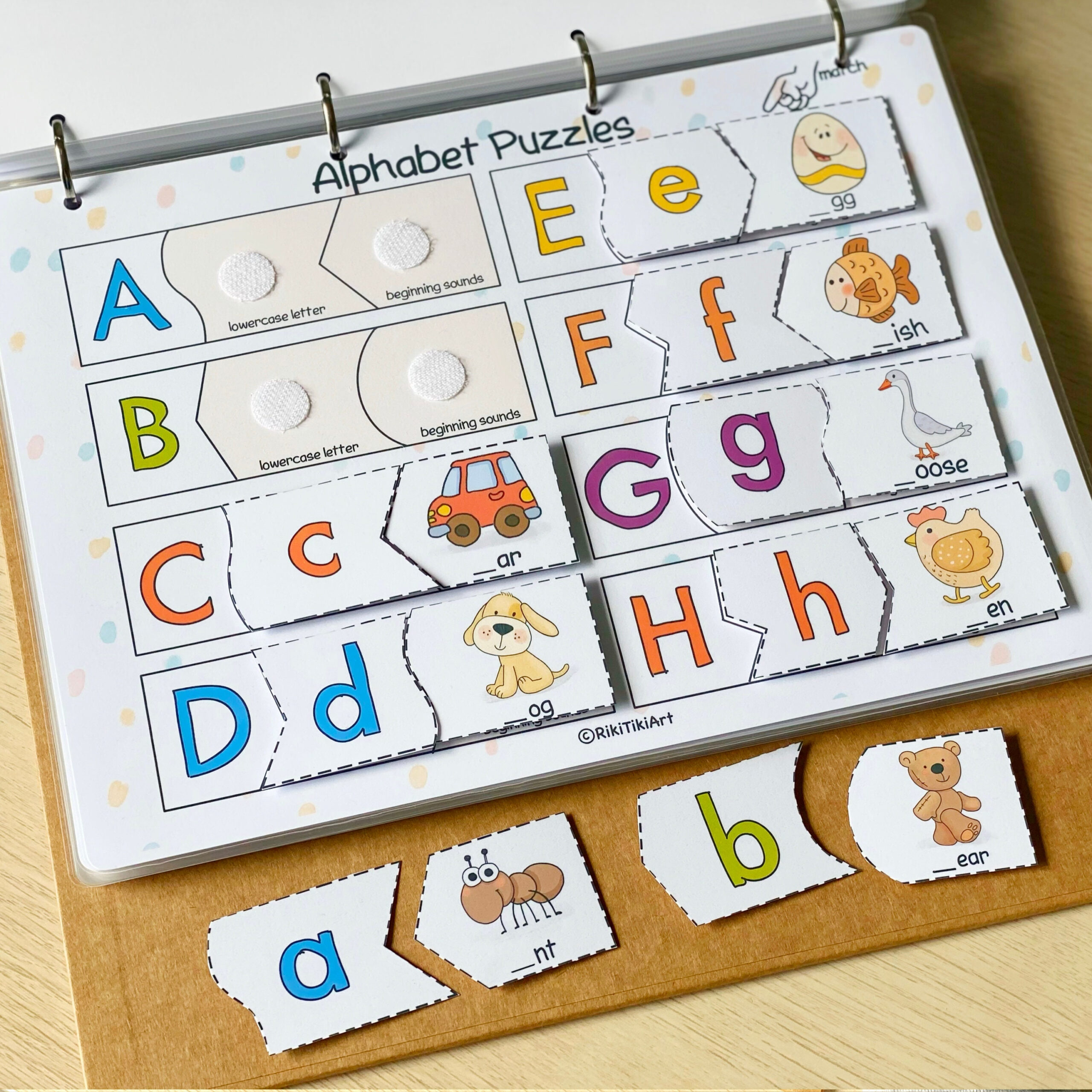 Alphabet Busy Book Printable Abc Quiet Book Toddler Busy Binder throughout Alphabet Busy Book Printable