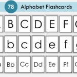Alphabet Cards Printable For Preschool, Uppercase And Lowercase Throughout Printable Alphabet Cards Upper And Lower Case