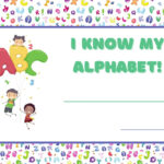 Alphabet Certificate   Etsy In I Know My Alphabet Certificate Free Printable