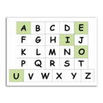 Alphabet Checklist Pertaining To Free Printable Alphabet Checklist