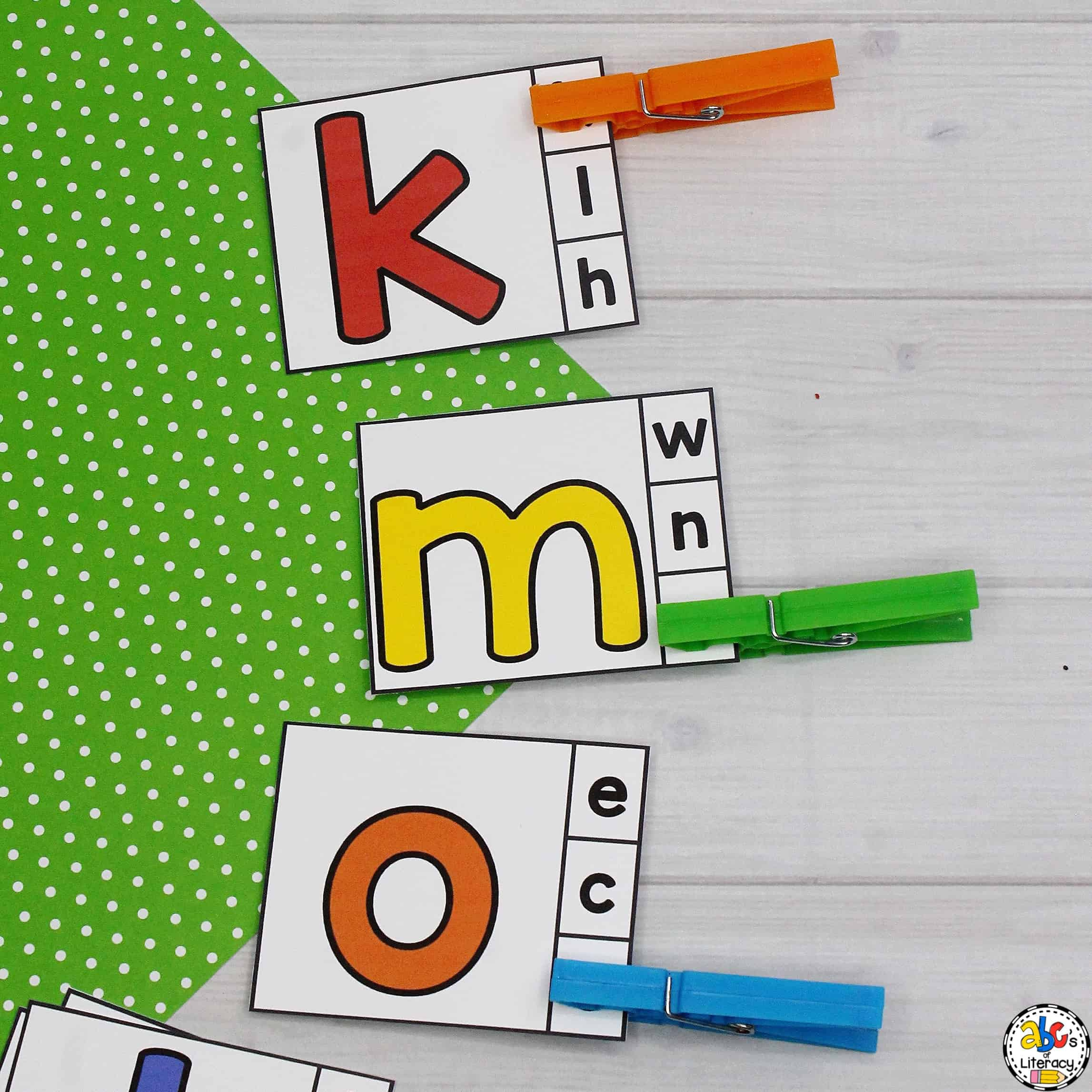 Alphabet Clip Cards: Fine Motor &amp;amp; Letter Recognition Activity with regard to Free Printable Alphabet Clip Cards