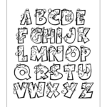 Alphabet Coloring Pages – Printable Coloring Pages. Free Pertaining To Alphabet Letters Coloring Pages Printable