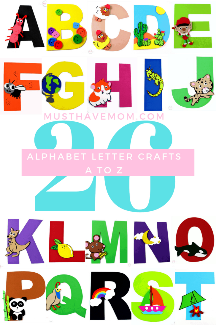 A to Z Alphabet Crafts Printable