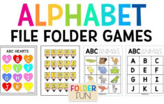 Alphabet File Folder Games – File Folder Fun within Printable Alphabet Games For Preschoolers