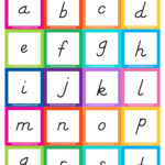 Alphabet Flashcards   Superstar Worksheets In D&#039;nealian Alphabet Flash Cards Printable