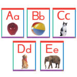 Alphabet Frieze Cards | The Teachers' Lounge® In Alphabet Frieze Printable Free