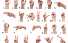 Alphabet In Sign Language: Free Pdf For Beginners in Alphabet Sign Language Printable