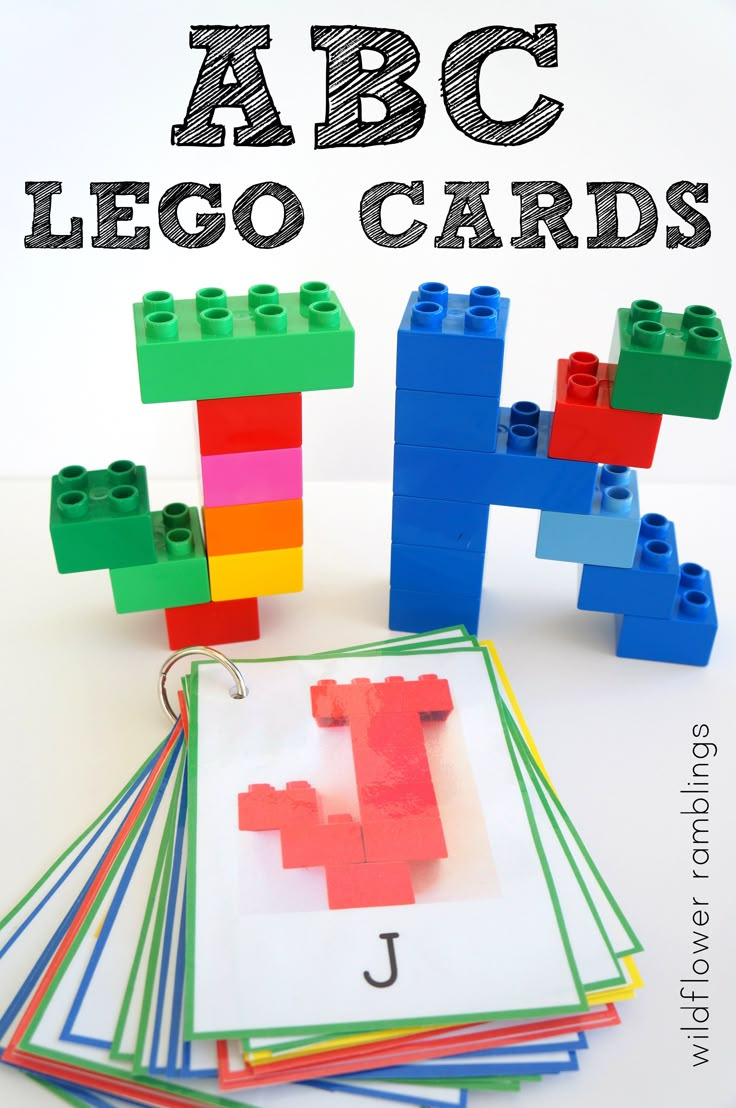 Alphabet Lego Cards: Uppercase {Free Printable!} - Wildflower pertaining to Alphabet Lego Cards Free Printable