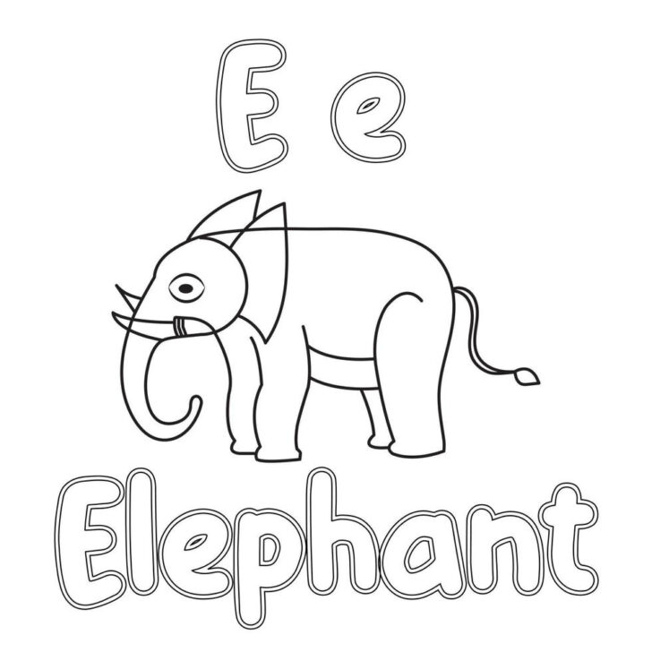 Free Printable Coloring Page A to Z Alphabet Coloring Pages