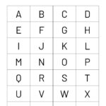 Alphabet Letter Chart A To Z Printable Alphabet Printables Throughout Printable List Of Alphabet Letters