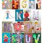 Alphabet Letter Crafts – A To Z   The Aloha Hut For Printable Alphabet Letter Crafts