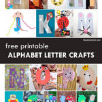 Alphabet Letter Crafts – A To Z   The Aloha Hut With Regard To A To Z Alphabet Crafts Printable Free