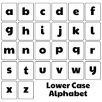 Alphabet Letters Font   6 Free Pdf Printables | Printablee In Lower Case Alphabets Printable