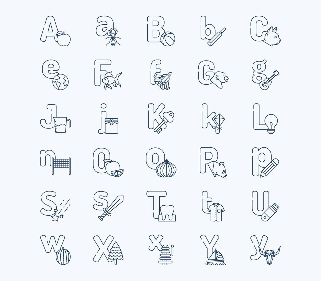 Alphabet Letters Outline Vector Art, Icons, And Graphics For Free with Alphabet Letters Outline Printable
