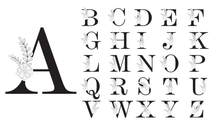 Decorative Alphabet Letters Printable