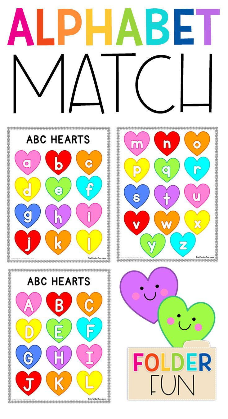 Alphabet Matching Game in Alphabet Matching Free Printable