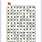 Alphabet Maze Generator | Free Worksheets And Templates In Alphabet Maze Free Printable