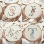 Alphabet Pdf Patterns (26 Letters)/Embroidery Tutorial For Beginners Inside Free Printable Alphabet Letters For Embroidery