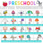 Alphabet Printables   Preschool Mom Within Free Printable Kindergarten Alphabet Worksheets