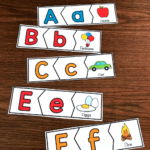 Alphabet Puzzles Freebie   A Kinderteacher Life For Alphabet Puzzle Printable Free