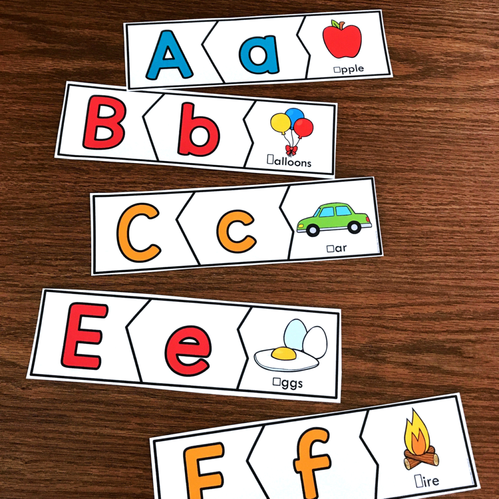 Alphabet Puzzles Freebie - A Kinderteacher Life for Alphabet Puzzle Printable Free