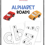 Alphabet Road Letter Mats (Pdf)   Kid Activities With Alexa Throughout Road Letters Alphabet Printable