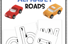 Alphabet Road Letter Mats (Pdf) – Kid Activities With Alexa throughout Road Letters Alphabet Printable