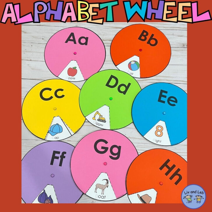 Alphabet Spinner Printable Free