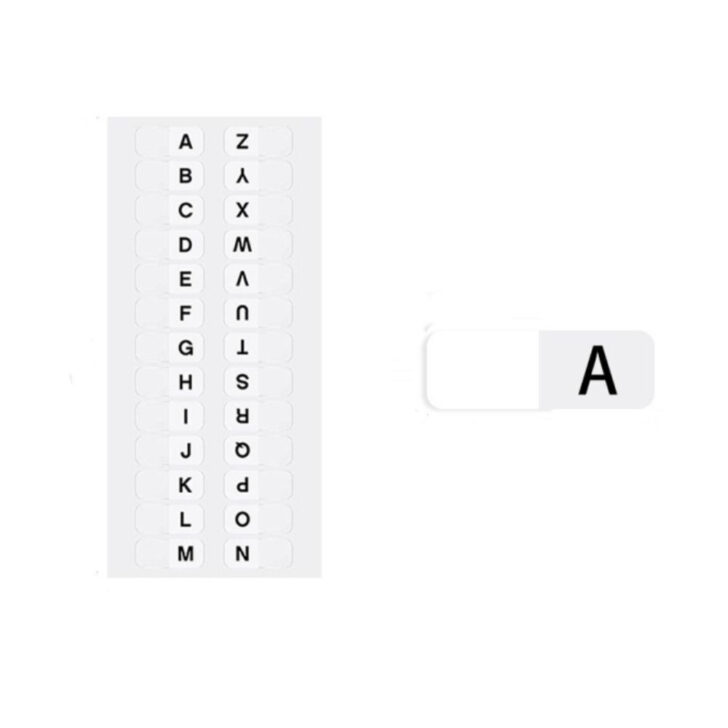Alphabet Letter Tabbings Printable
