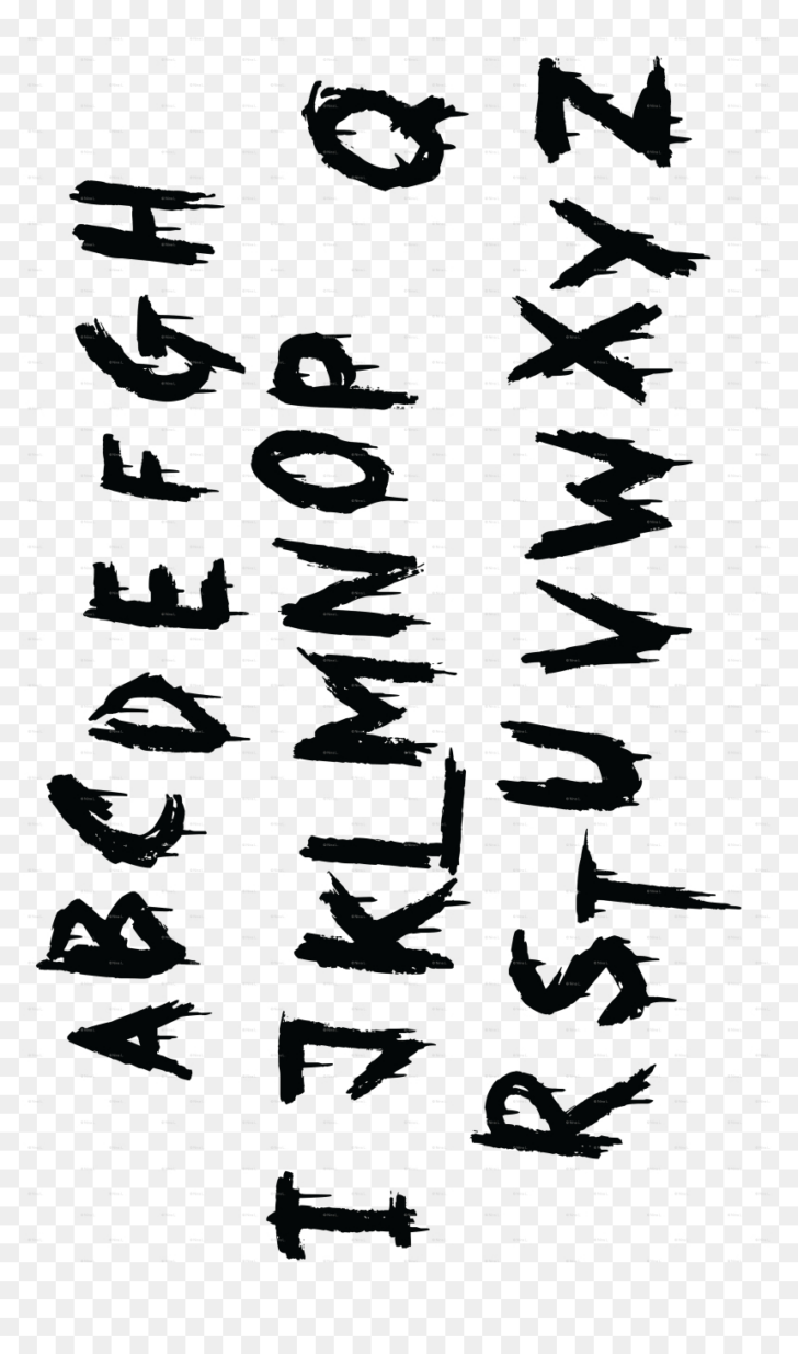 Stranger Things Alphabet Printable