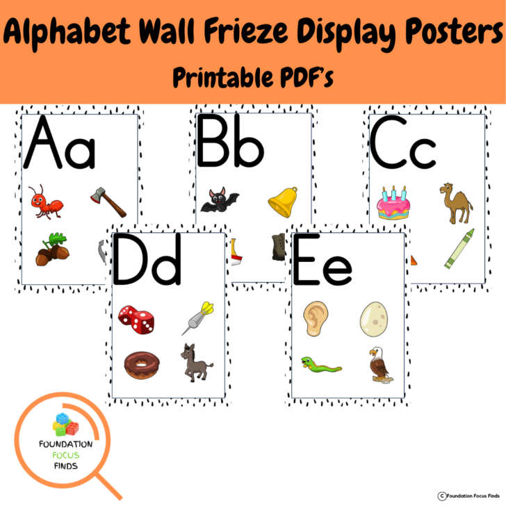 Alphabet Frieze Printable Free