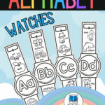 Alphabet Watches   English Created Resources In Free Printable Alphabet Watches