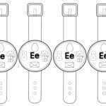 Alphabet Watches   Etsy For Free Printable Alphabet Watches