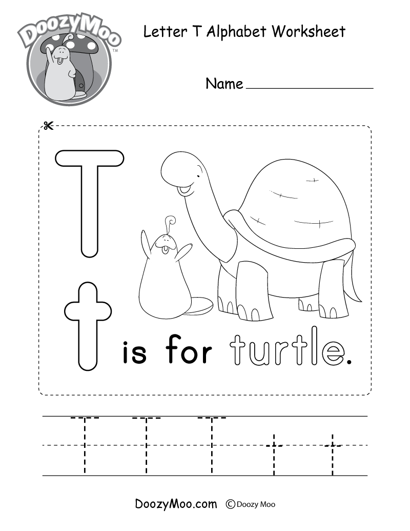 Alphabet Worksheets (Free Printables) - Doozy Moo for Alphabet Free Printable Kindergarten Worksheets