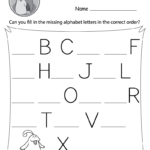 Alphabet Worksheets (Free Printables)   Doozy Moo For Alphabet Letters Worksheets Printable