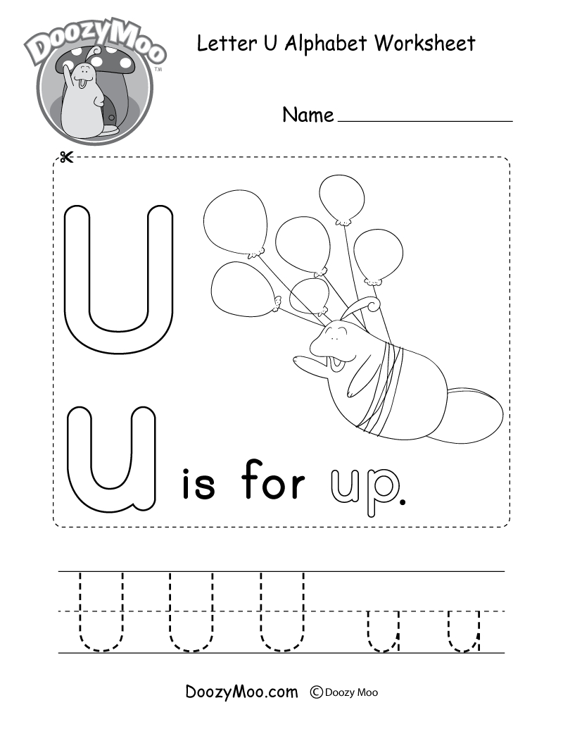 Alphabet Worksheets (Free Printables) - Doozy Moo for Childrens Printable Alphabet Worksheets