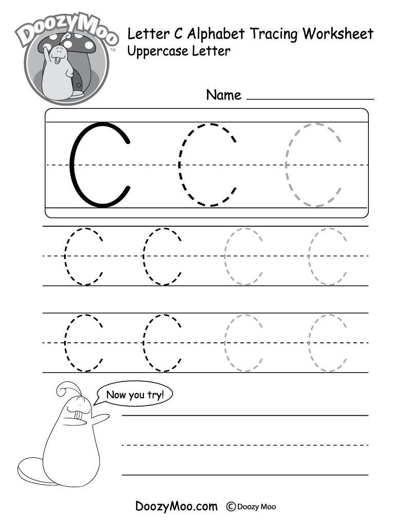 Alphabet Worksheets (Free Printables) - Doozy Moo with regard to Printable Alphabet Practice Sheets