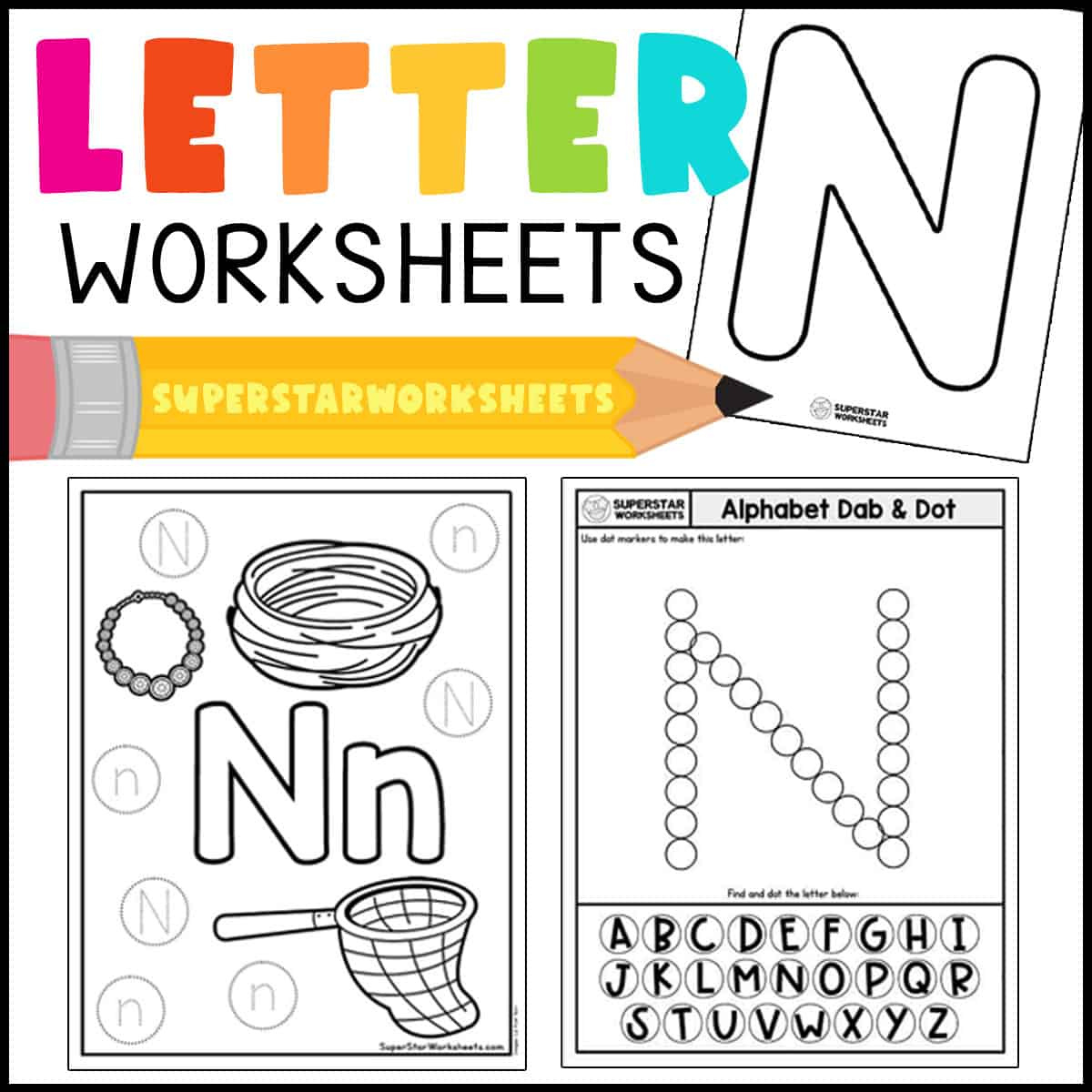 Alphabet Worksheets - Superstar Worksheets intended for Free Printable Alphabet Practice Worksheets