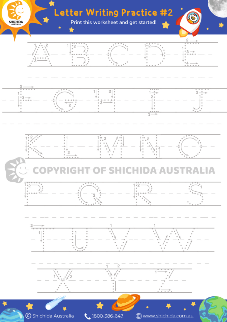 Alphabet Letters Practice Printable