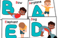 Alphabet Yoga Cards! throughout Printable Alphabet Yoga Cards