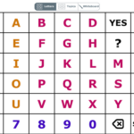 Alphatopics Aac App: Abc Letter Board, Whiteboard & Topics For Speech Intended For Alphabet Communication Board Printable
