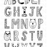 Animal Alphabet   A4 Print   Recklesshen Regarding Alphabet Animal Letters Printable