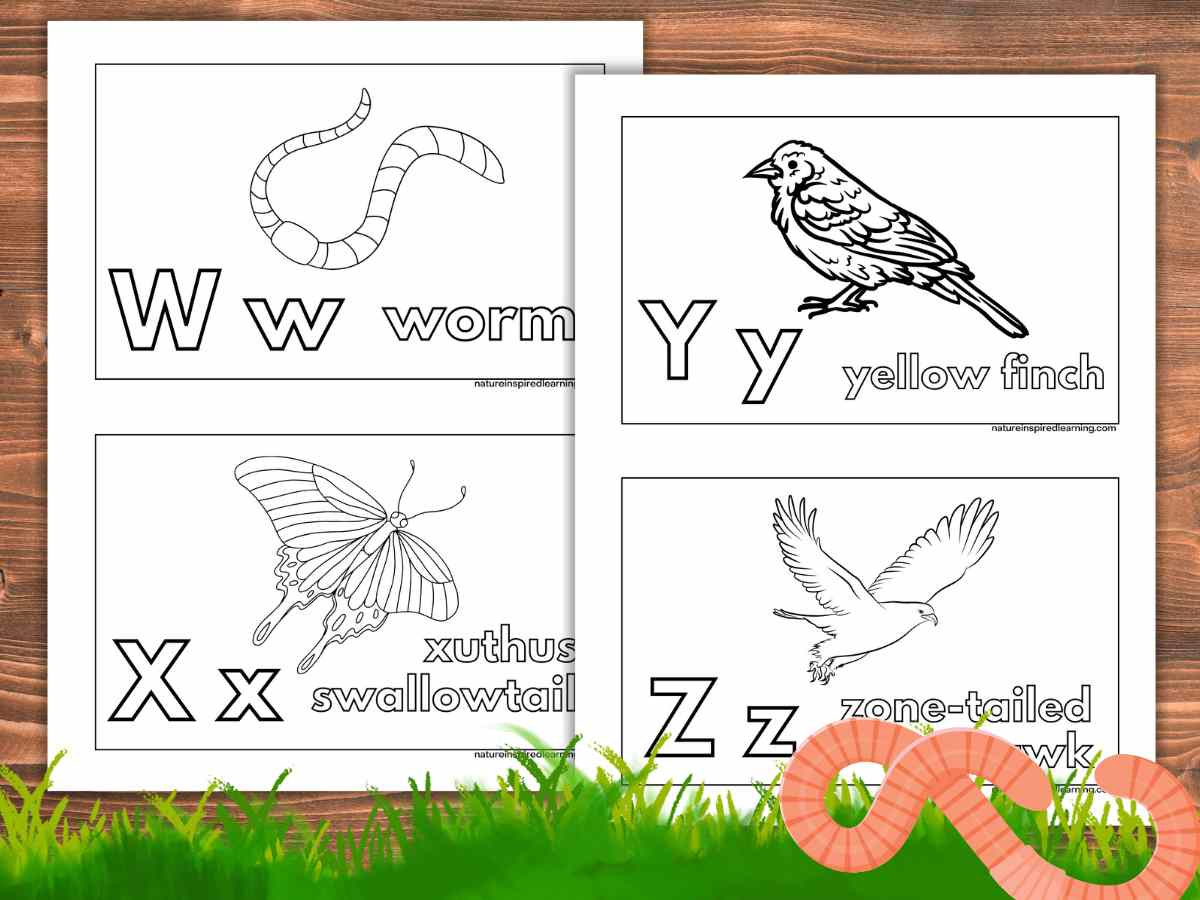 Animal Alphabet Printables - Nature Inspired Learning with Animal Alphabet Printable Worksheets